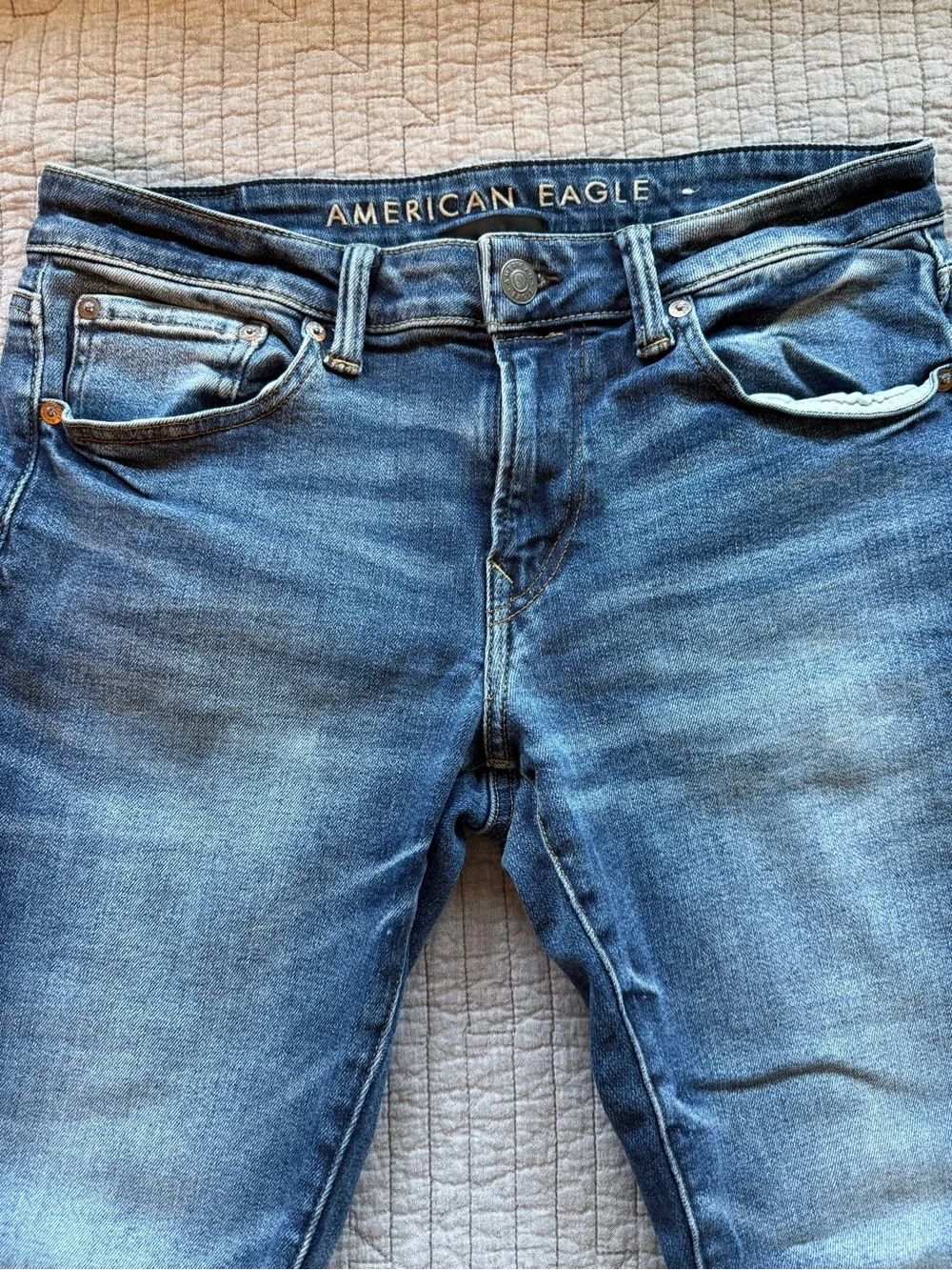 American Eagle Next Level Airflex Skinny Jeans Men’s 32x30 | Medium Wash